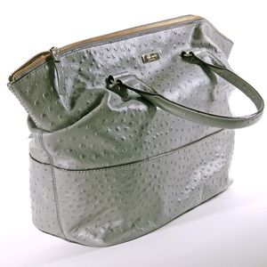 Kate Spade Faux Ostrich Leather Slouchy BIG Bag!!!